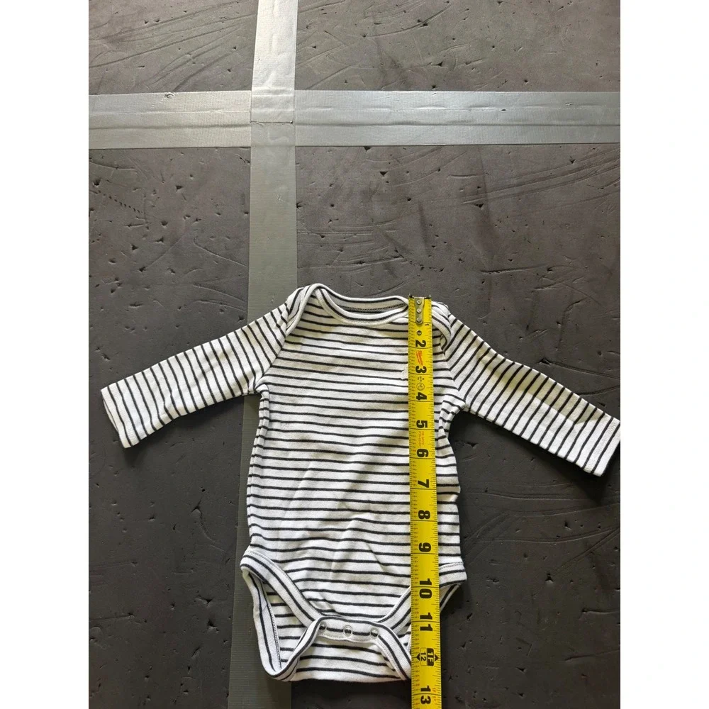 Baby GAP First Favorites Bodysuit Set 3PK Clouds Stars Stripes White 0-3 Months